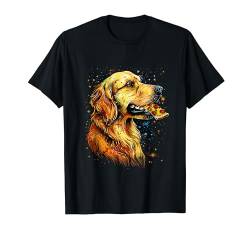 Space Hund isst Pizza Weltall T-Shirt von Weltraum Hund für Damen Herren & Kinder