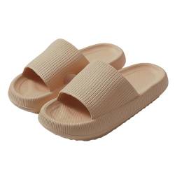 Wenxiufong Cozislides Original Badeschuhe Damen Herren Kinder Super Weich Schlappi Schlappen rutschfest Badelatschen Sommer Wolkenschuhe Hausschuhe Cozy Slides Plattform Badeschlappen Strand von Wenxiufong