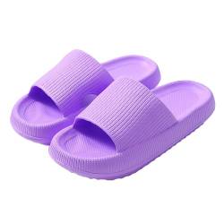 Wenxiufong Cozislides Original Badeschuhe Damen Herren Kinder Super Weich Schlappi Schlappen rutschfest Badelatschen Sommer Wolkenschuhe Hausschuhe Cozy Slides Plattform Badeschlappen Strand von Wenxiufong