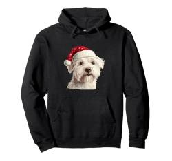 Süßer West Highland White Terrier Hund Weihnachten Merry Xmas Pullover Hoodie von West Highland White Terrier Christmas Dog Breed