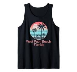 West Palm Beach Florida Souvenir FL Urlaub Herren Damen Tank Top von West Palm Beach Florida Souvenirs