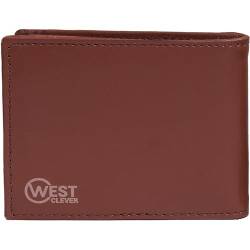 West clever Genuine Herren geldbörse Leder, RFID Protection, Neun Kartenfächer Slim Wallet Mit Münzfach, Verstecktes Währungsfach Geldbörse Herren, Geldbörsen, Ausweis- & Kartenhüllen für Herren von West clever