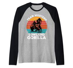 Western Lowland Gorilla Team Westlicher Flachland Gorilla Raglan von Westlicher Flachland Gorilla Designs Herren Damen