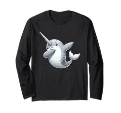 Narwhal Dabbing | Meerestier, Kinder, Mädchen, Jungen | Narwal Langarmshirt von Whale Lover Gifts & Graphics for Boys & Girls