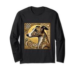 Englisches Whippet-Shirt, Miniatur, Whippet, Mutter, Vater, Hund Langarmshirt von Whippet Gifts and Doggie Shirts