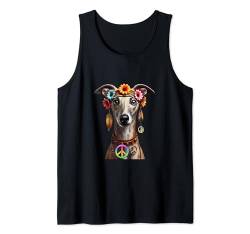 English Whippet Shirt Indianer Hund Indianer Tank Top von Whippet Gifts and Doggie Shirts