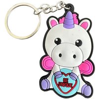 Whitehouse Leisure International Ltd Schlüsselanhänger Schlüsselanhänger Kinder Mini Anhänger keychain Love Hearts Einhorn, Schlüsselanhänger von Herzen ein Geschenk für Mädchen und Jungen 6 cm von Whitehouse Leisure International Ltd