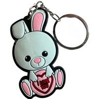 Whitehouse Leisure International Ltd Schlüsselanhänger Schlüsselanhänger Kinder Mini Anhänger keychain Love Hearts Hase, Schlüsselanhänger von Herzen ein Geschenk für Mädchen und Jungen 6 cm von Whitehouse Leisure International Ltd