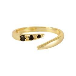 Whoiy Damen Ringe Gold 9 Karat Ringe, Echtgold Trauring Damen Ringe 375 mit Achat Zart Verlobungsringe Offen Größe 47 (15.0) von Whoiy