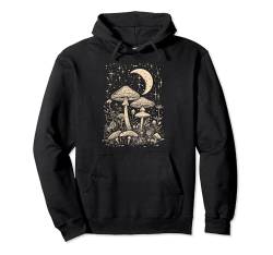 Ästhetischer Goblincore und dunkler Cottagecore Mushroom Wiccan Pullover Hoodie von Wicca Witch Cottage Core Flower Fungi Alt co.