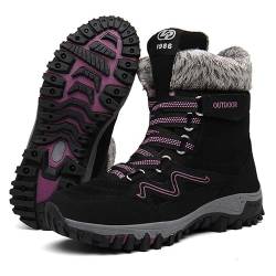 Wiecel™ WinterFit: Wasserdichte Kleidung für Kalte Tage Schwarz-Fuchsia / 43 von Wiecel