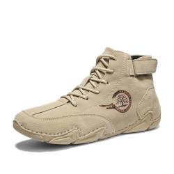 Wiecel™ - wasserdichte Barfußschuhe aus Leder (Beige, EU Schuhgrößensystem, Erwachsene, Numerisch, M, 36) von Wiecel