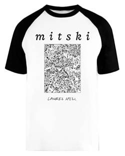 Mitski Laurel Hell Unisex Herren Frau Baseball T-Shirt Weiß Unisex Baseball T-Shirt von Wigoro