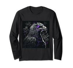 Wikinger Adler Vedrfölnir Vikings Runen Valhalla Kelten Langarmshirt von Wikinger Store IBK