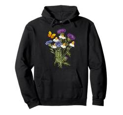 Wildblumen Grafik Outfit Florales Vintage Design Blumen Pullover Hoodie von Wildblumen Retro Bekleidung Blumen Damen Mädchen