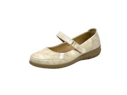 Wildora® Damen Slipper, Bequeme Mokassins Halbschuhe (Beige, 42) von Wildora