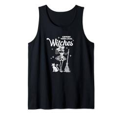 Unterstützen Sie Ihre lokalen Hexen Halloween Hexen Party Kostüm Tank Top von Witchy Halloween Costume & Halloween Party Gift