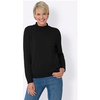Witt Damen Stehkragen-Pullover, schwarz von Witt