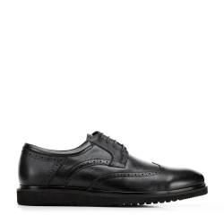 Wittchen Brogues Aus Leder Mit Moderner Sohle Schwarz Obuwie Naturleder von Wittchen