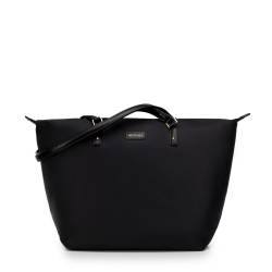 Wittchen Shopper-Tasche Aus Nylon Mit Flügeln Für Damen Schwarz Young Nylon von Wittchen