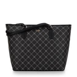 Wittchen Shopper-Tasche Mit Monogramm Für Damen Schwarz Young Kunstleder von Wittchen