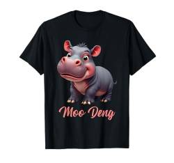 Moo Deng Meme Outfit Niedliches Baby Nilpferd Lustiges Hippo T-Shirt von Witziges Moo Deng Baby Nilpferd Retro Hippo Design