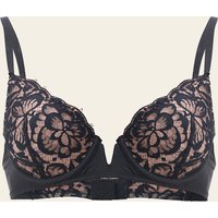 Wolford - Papillon Leavers Demi Cup Bra, Frau, black, Größe: 80B von Wolford