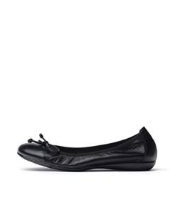 Wonders Black BO Ballet Pump Black 37 von Wonders