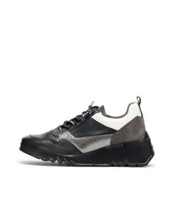 Wonders Suki Combined Sneaker Black 39 von Wonders