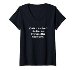 Damen Lustiges, süßes Zitat für Arbeit, Kollegen, Männer und Frauen schätzen T-Shirt mit V-Ausschnitt von Work Spark