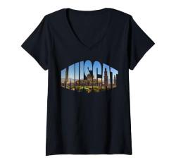 Damen Maskat T-Shirt mit V-Ausschnitt von World's Best Cities