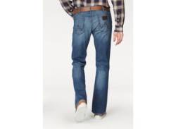 Bootcut-Jeans WRANGLER "Jacksville" Gr. 40, Länge 32, blau (high, blue) Herren Jeans von Wrangler