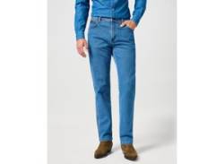Gerade Jeans WRANGLER "Texas" Gr. 34, Länge 32, blau (desert mirage) Herren Jeans Regular Fit von Wrangler