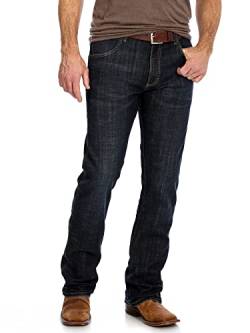 Wrangler Herren Retro Slim Fit Boot Cut Jeans, DAX, 33W / 32L von Wrangler