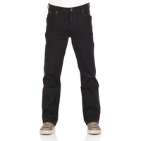 Wrangler Texas Stretch Herren Jeans - Regular Fit - Blue Black - Black Overdye - Darkstone - Stonewash von Wrangler