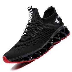 Wrezatro Herren Laufschuhe Atmungsaktive Anti-Rutsch Mode Sneaker Wandern Tennis Sneaker Sportschuhe von Wrezatro