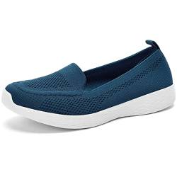 Wryweir Frauen Laufschuhe Turnschuhe Sportschuhe Sneakers Halbschuhe Loafers Slippers leicht atmungsaktive Workout Bequem Mesh Wandern,39 EU Blau von Wryweir