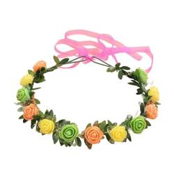 Blumen Stirnbänder Für Damen Braut Blumen Für Hochzeit Party Blumengirlanden Haarkranz Blumen Stirnbänder Blumen Stirnbänder Für Mädchen von X-Institute