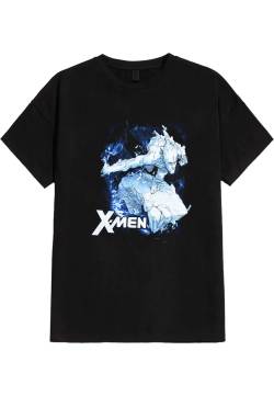 X-Men - The Ice - T-Shirt - Schwarz - L - 100% Baumwolle,Jersey von X-Men