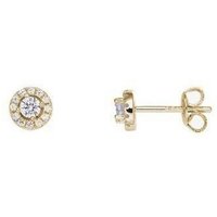 XENOX Paar Ohrstecker STAR DIAMANT Ohrstecker Damen Echtgold 585/ Diamant 0,30ct von XENOX