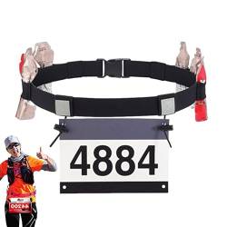 Triathlonn Startnummernband Laufgurt Latzgürtel Triathlonn-Renngürtel Für Joggen Radfahren Marathons Startnummernhalter Für Rennen Startnummernhalter Für Rennen Startnummernhalter Für Läufer von XIAOXIAOYU