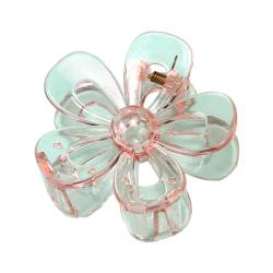 XINGLIDA Haarnadel, Haarklammern für Mädchen, transparente Blume, Haifischclip, Kieferklemme, rutschfeste Haarklammer, Haarspangen, Haarschmuck für Damen, Haarschmuck (PK#) von XINGLIDA