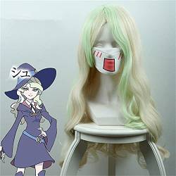 Wig for Little Witch Academia Diana Cavendish Cosplay Wig For Women Long Curly Wavy Synthetic Hair For Halloween Carnival Costume Wigs Kuz435A von XINYIYI