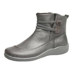 XTBFOOJ Gummistiefel-Damen Chelsea Boots Damen Stiefel Plateau Klassische Stiefeletten Mit Absatz Chelsea Boots Damen 39 Schneestiefel Mit Futter Gummistiefel Damen 39 Wasserdicht von XTBFOOJ