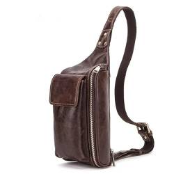 Gürteltasche for Herren, vielseitige Umhängetaschen for Herren, Umhängetaschen for den täglichen Gebrauch, verstellbare Riemen for mehrere Fächer, perfekt for Pendlerreisen und Freizeitausflüge von XUTCEKOUYR