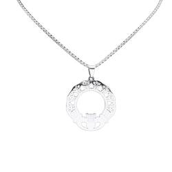 XZZHIHHA Mode Claddagh Herz Anhänger Halskette für Frauen, Amulett, Stainle0ss stee1l Schmuck, Geschenk Western Stil von XZZHIHHA