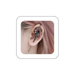 Xduargs Punk Mond Ohr Crawler Ohrringe Schwarz Cz Mond Ohr Bar Wrap Ohrringe Vintage Mondsichel Ohrnadel Piercing Ohrringe Mond Edgy Ohr Pin Einzelne Ohrringe Schmuck Für Frauen von Xduargs