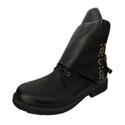 Stiefeletten Damen mit Absatz: Chelsea Boots Klassische Ankle Boots Retro Damenstiefel Frauen Gummistiefel Cowboystiefel Winterstiefel Reitstiefel Kurzstiefel Gartenschuhe Damenschuhe Halbstiefel von Xiangdanful