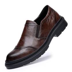 Xinghuanhua Herren Halbschuhe und Mokassins Herren-Oxfords Herren Elegante Schuhe Herren Bequeme Fahrschuhe Handgemachte Lederschuhe von Xinghuanhua