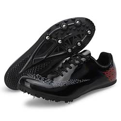 Xinghuanhua Unisex-Leichtathletikschuhe Spikes Leichtathletik 8 Nägel rutschfeste Jugendsportschuhe Mit Spikes und Sprint Herren Kinder und Damen von Xinghuanhua